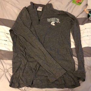 Long sleeve MSU work out shirt